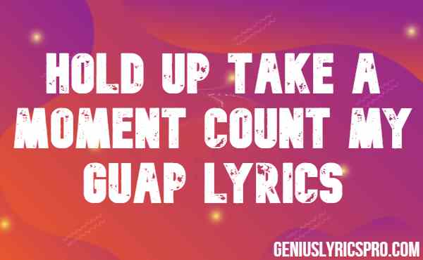 Hold Up Take A Moment Count My Guap Lyrics