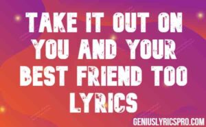 Take It Out on You and Your Best Friend Too Lyrics